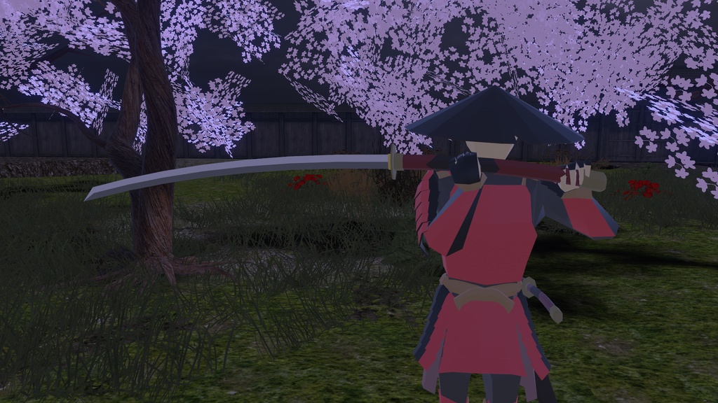 【VRC想定ローポリモデル】 大太刀