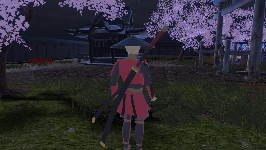 【VRC想定ローポリモデル】 大太刀