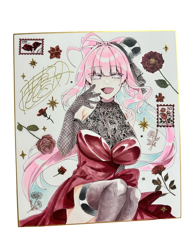 一点ものアナログ色紙(Mサイズ)