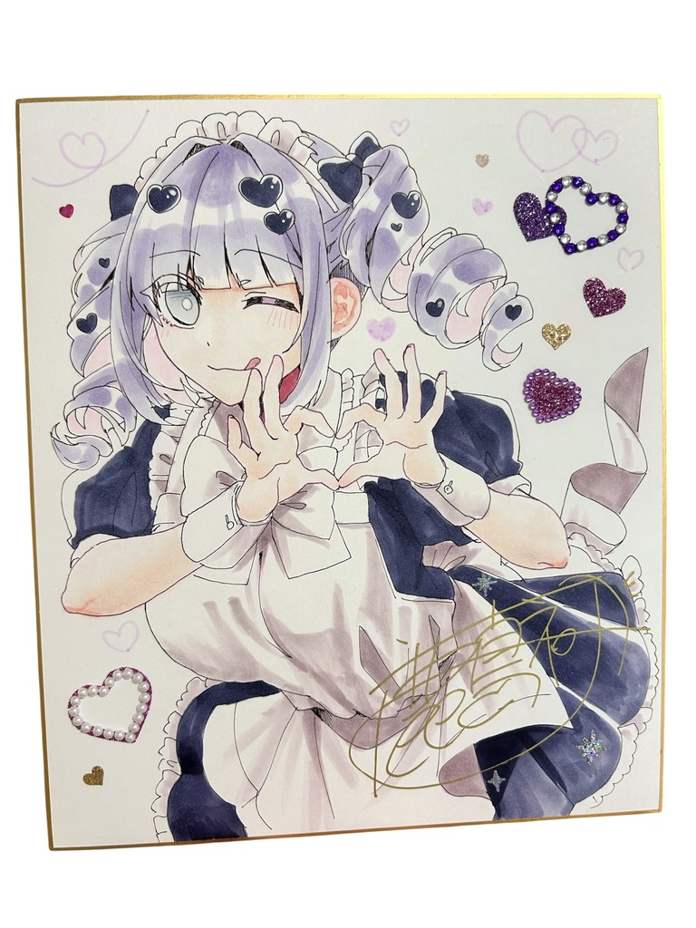 一点ものアナログ色紙(Mサイズ)