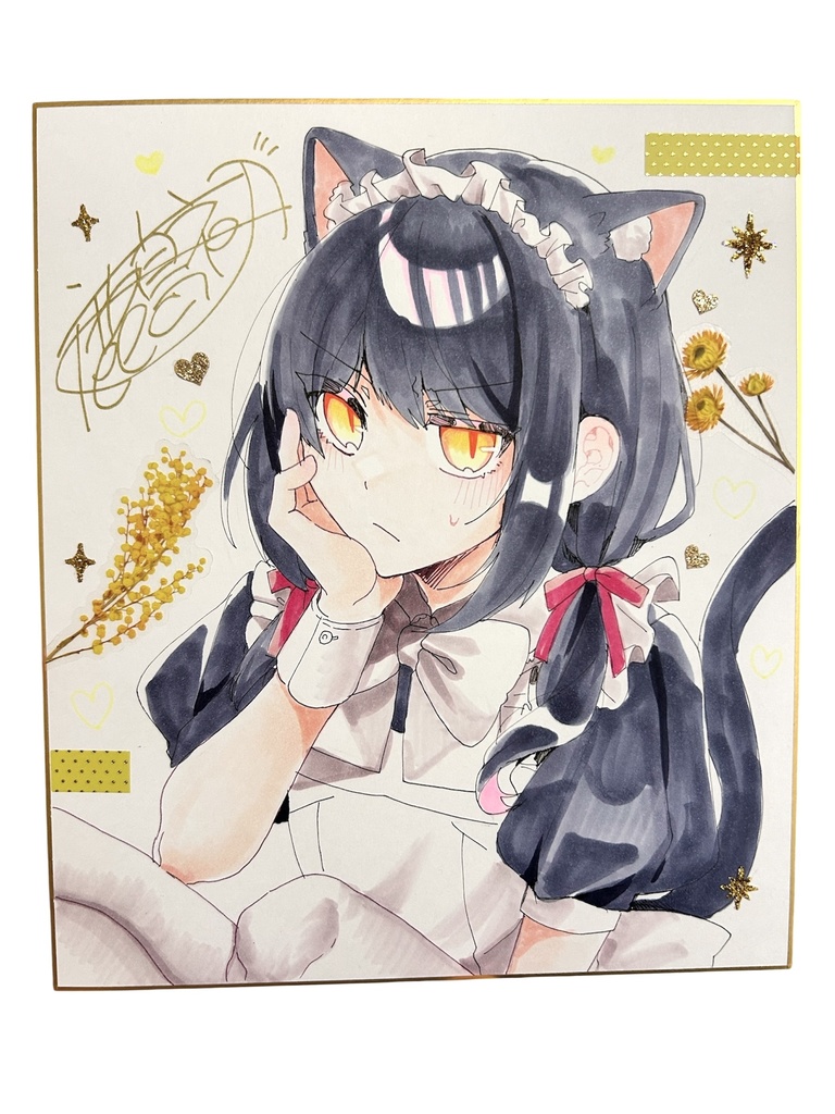 一点ものアナログ色紙(Mサイズ)