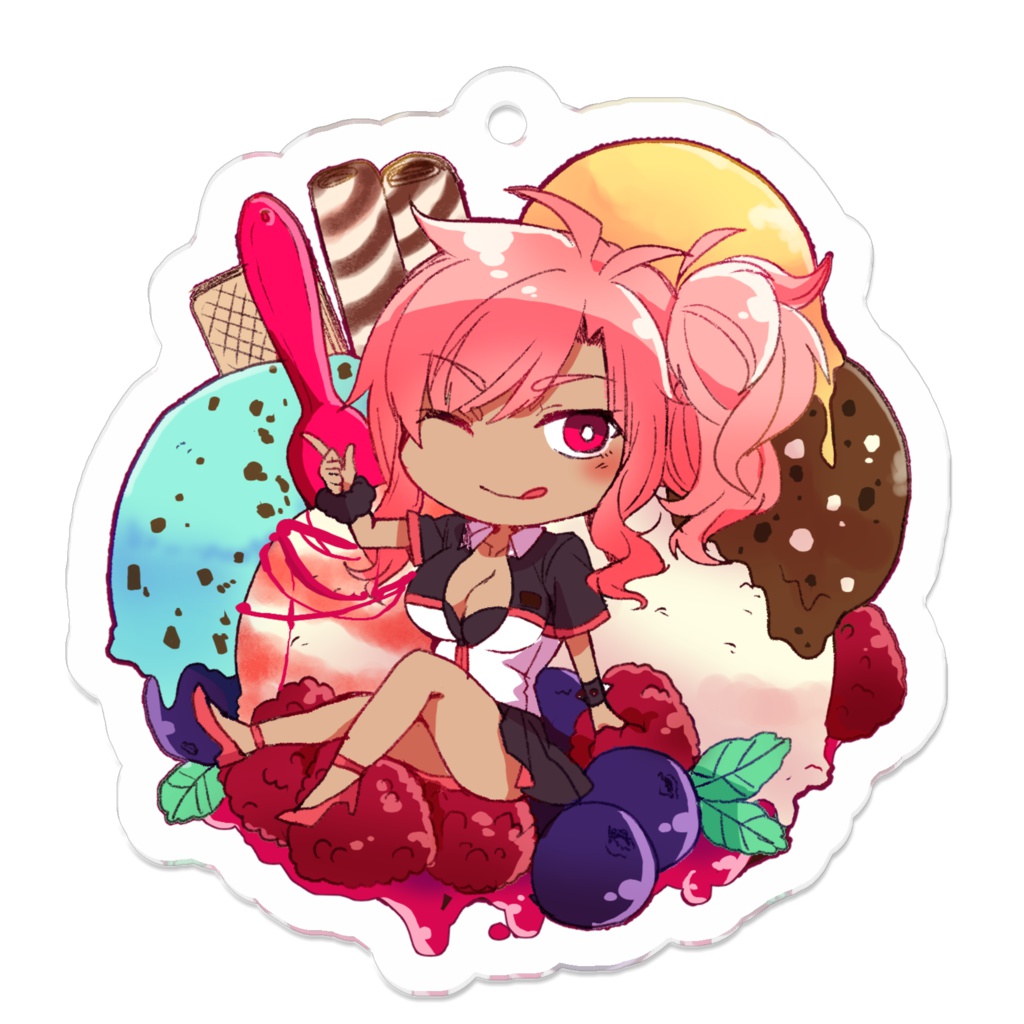 アクリルキーホルダー 月館操