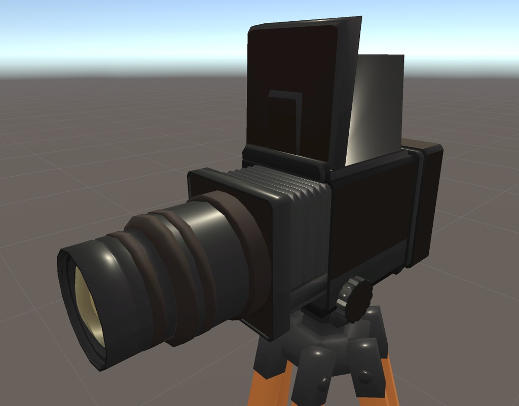 【3D】古い中判カメラ【小物】