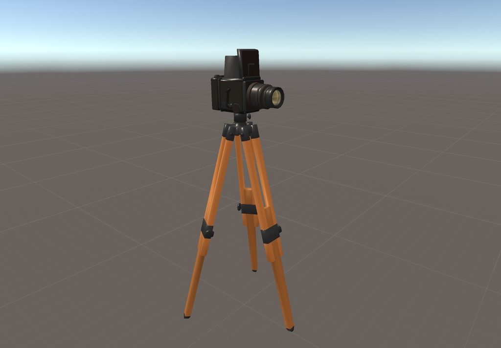 【3D】古い中判カメラ【小物】