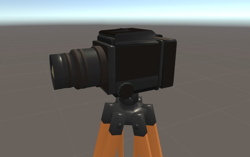 【3D】古い中判カメラ【小物】