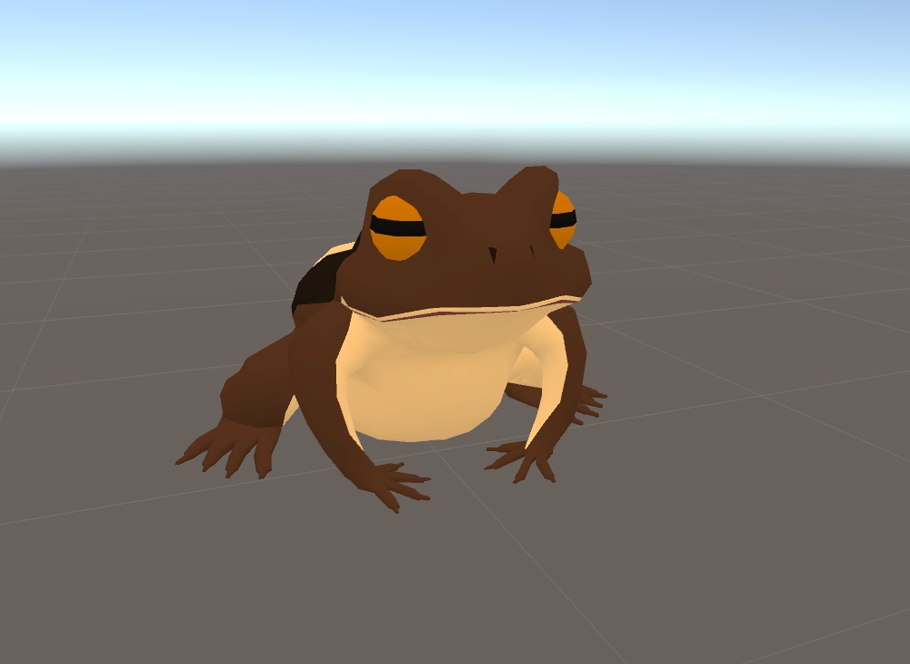 【3D】物言わぬガマ【小物】