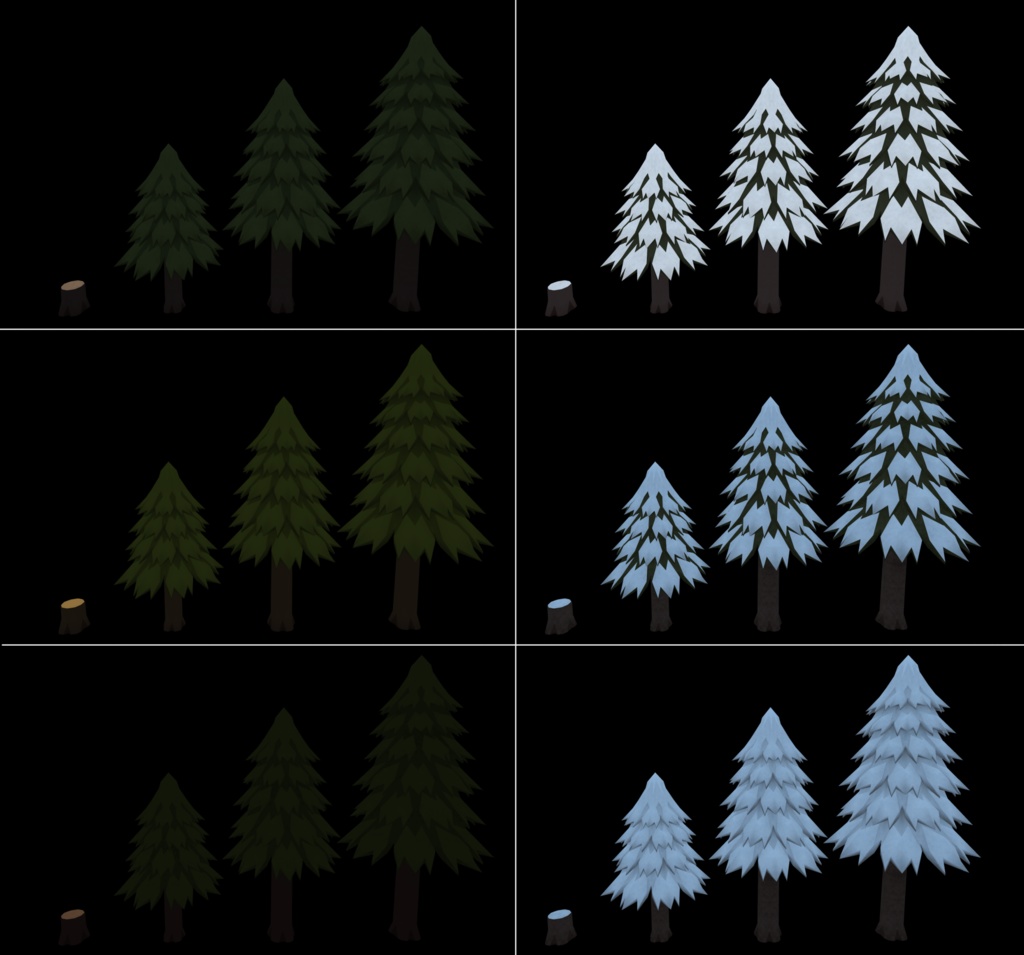 【3D】シンプルな木【小物】