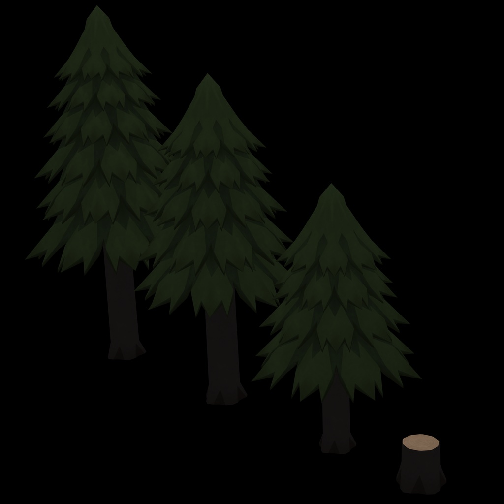 【3D】シンプルな木【小物】