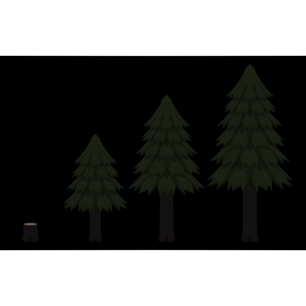 【3D】シンプルな木【小物】