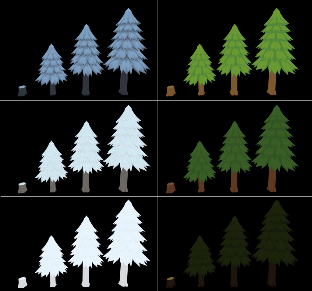 【3D】シンプルな木【小物】