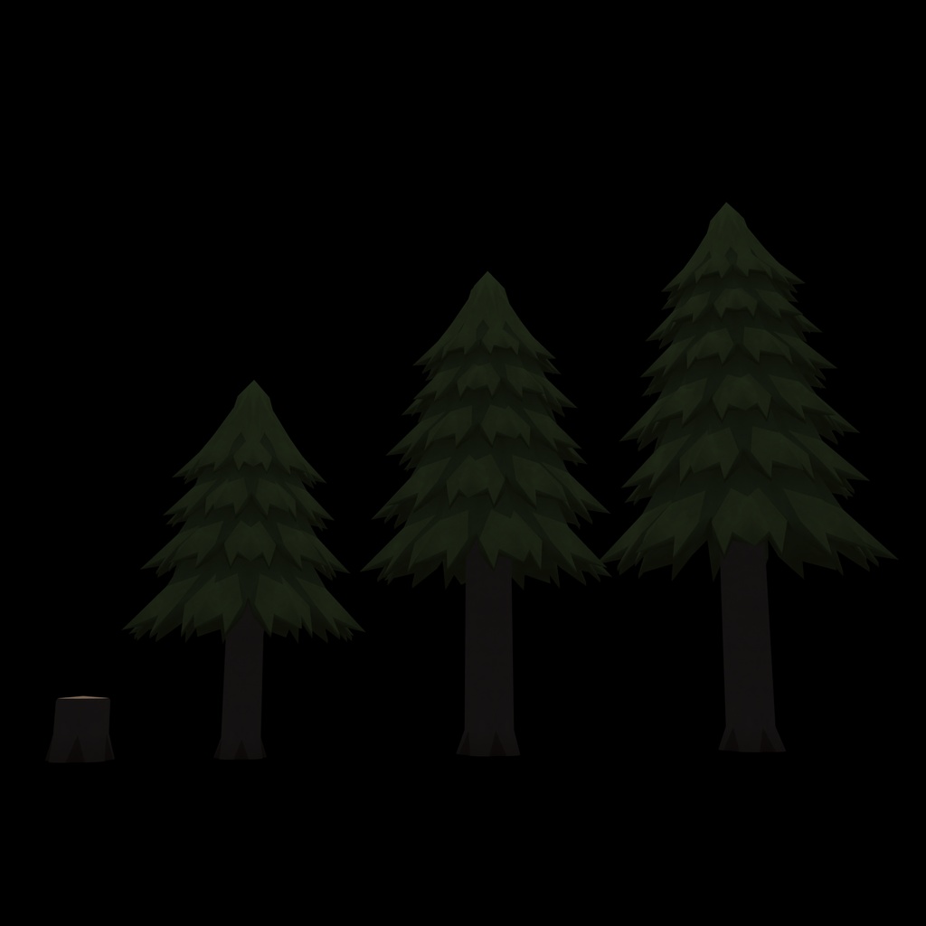 【3D】シンプルな木【小物】