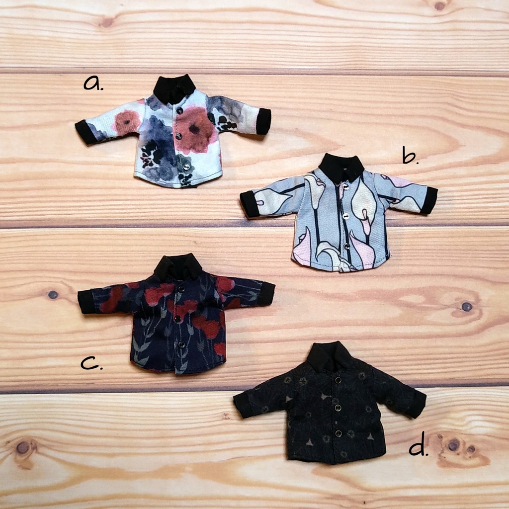 【1/12サイズ】柄シャツ