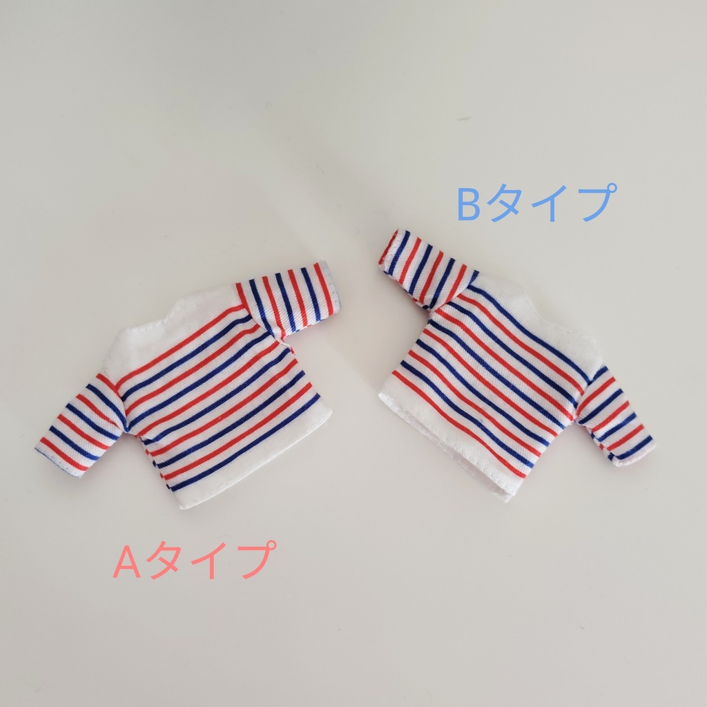 【1/12サイズ】マルチカラーボーダーシャツ