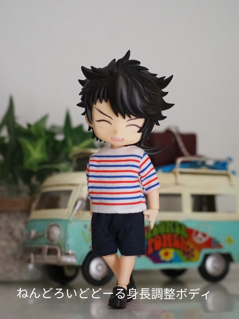 【1/12サイズ】マルチカラーボーダーシャツ