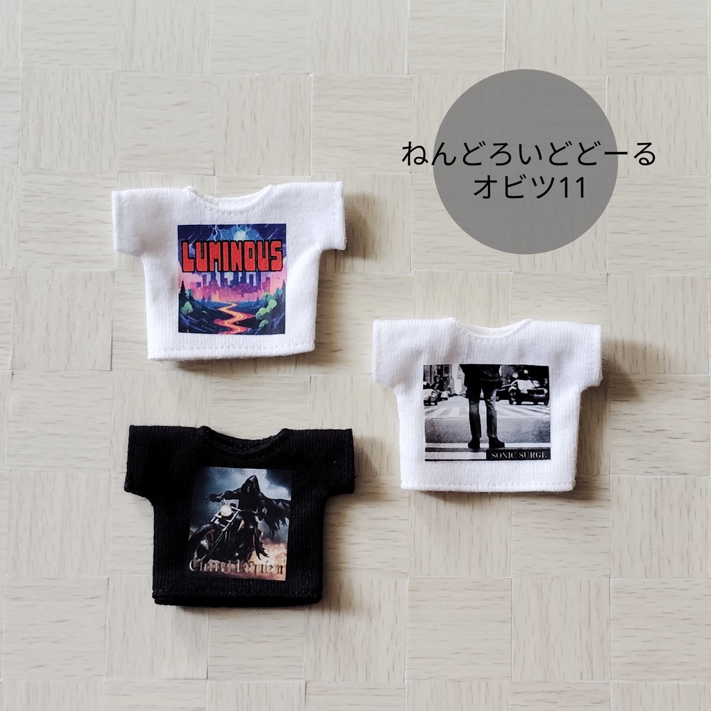 【1/12サイズ】バンド風Tシャツvol.1