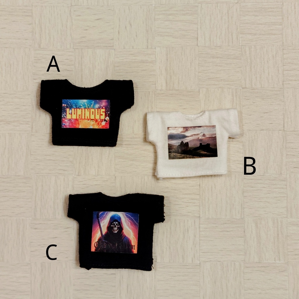 【1/12サイズ】バンド風Tシャツvol.2