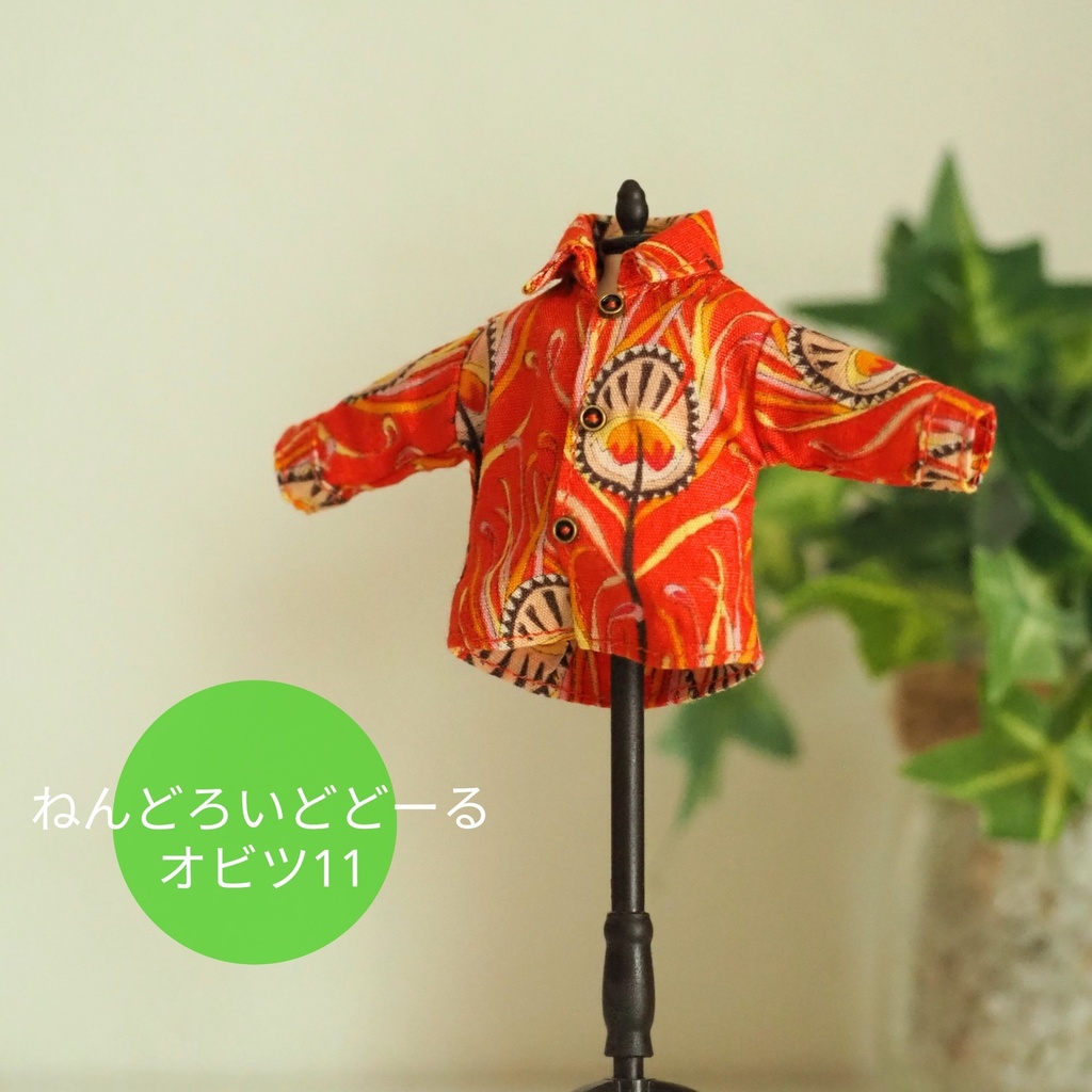 【1/12サイズ】柄シャツ(エスニック)
