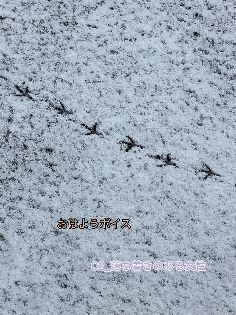 おはようボイス 02_落ち着きのある女性