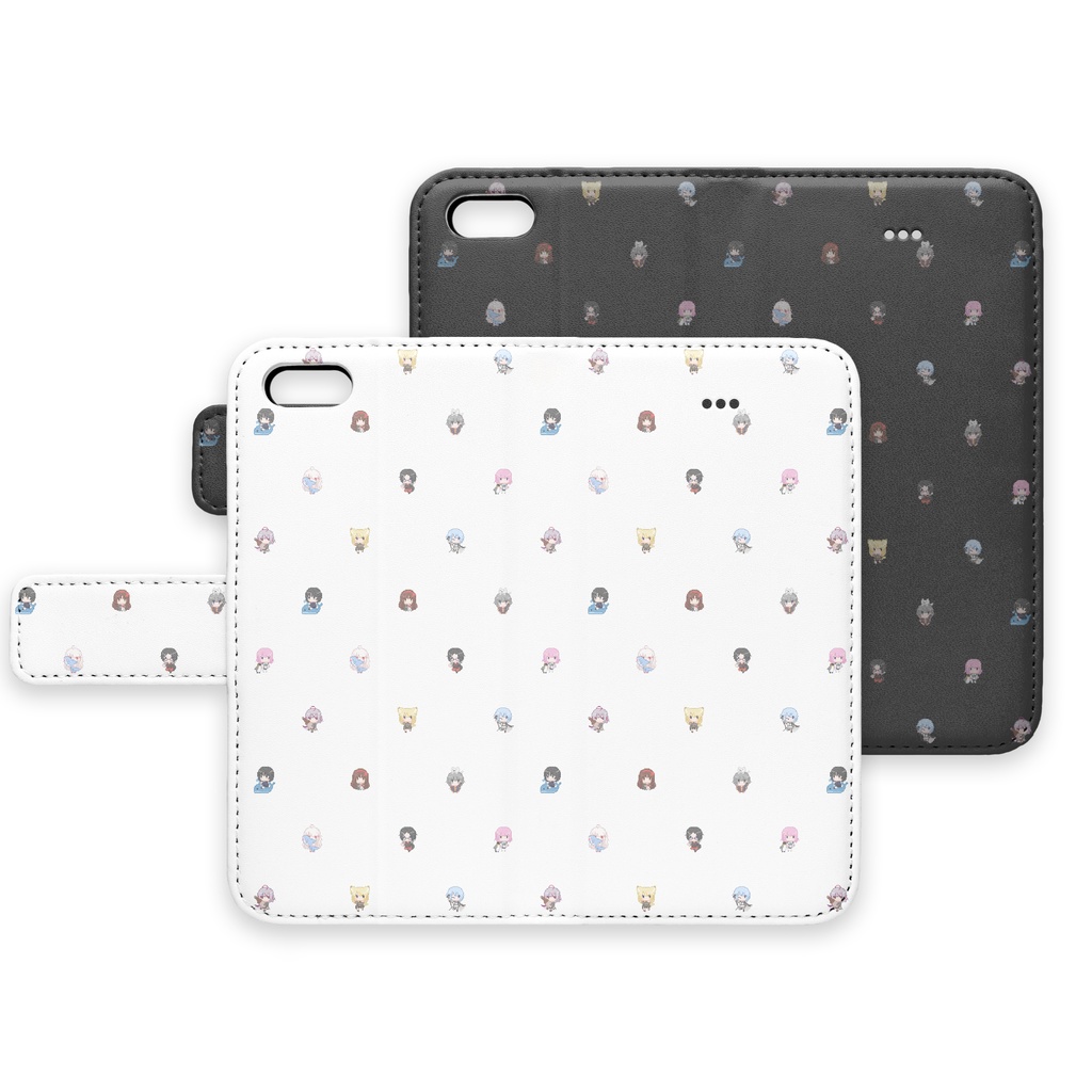 Date+Links! ドット絵手帳型iPhoneケース