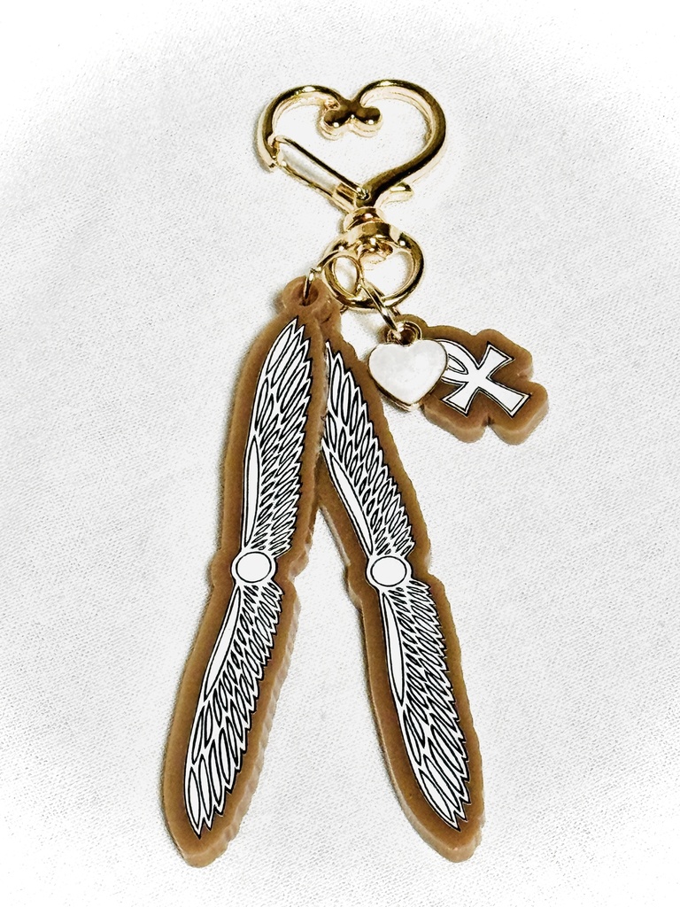 【在庫処分SALE】ホルスの羽とアンク アクキー