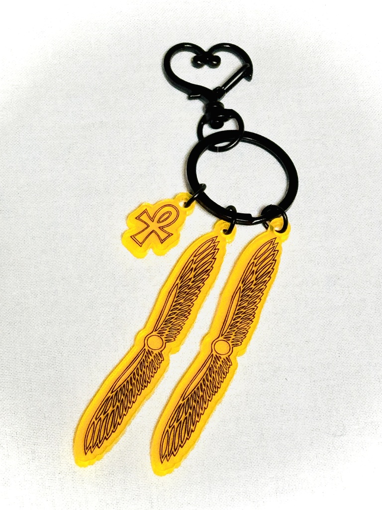 【在庫処分SALE】ホルスの羽とアンク アクキー