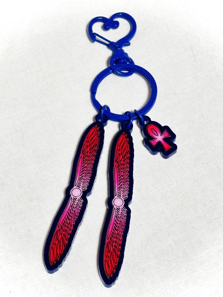 【在庫処分SALE】ホルスの羽とアンク アクキー