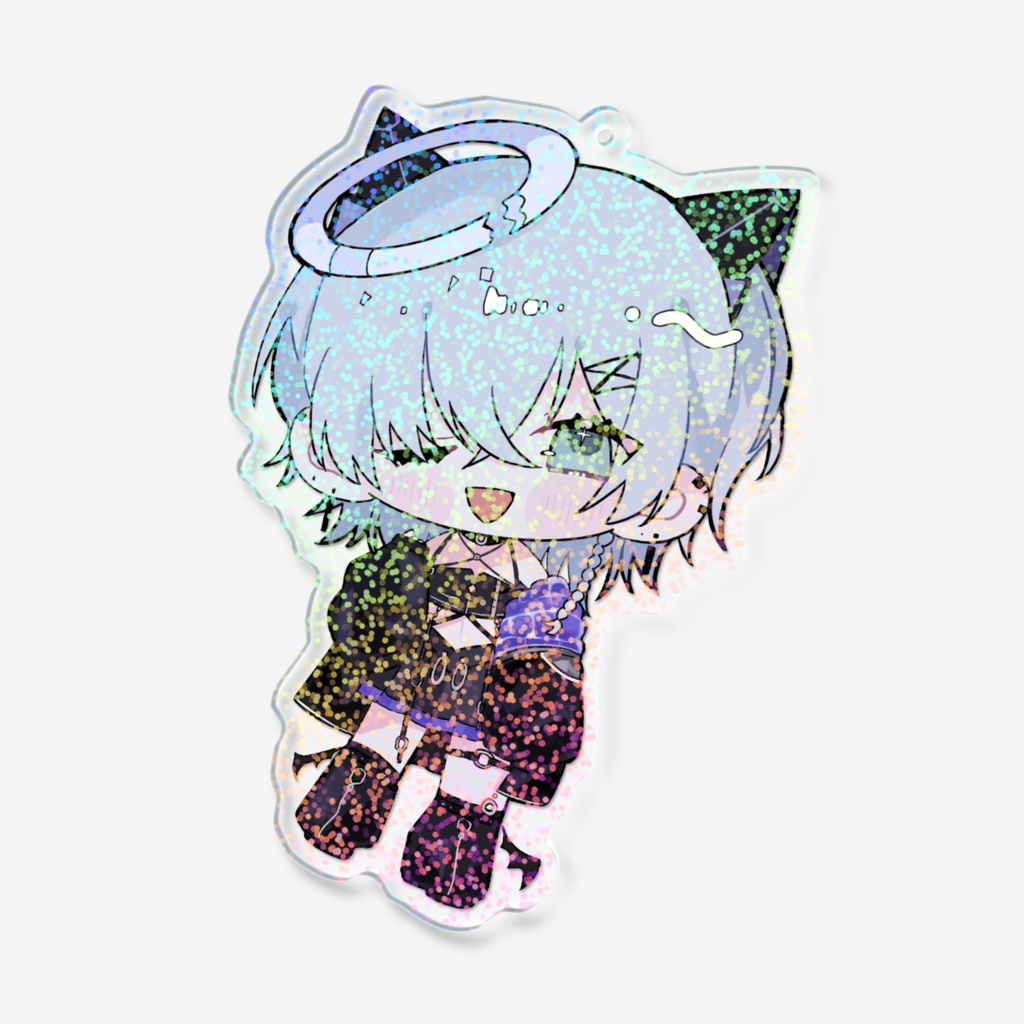 jilu©きらきらアクリルキーホルダー