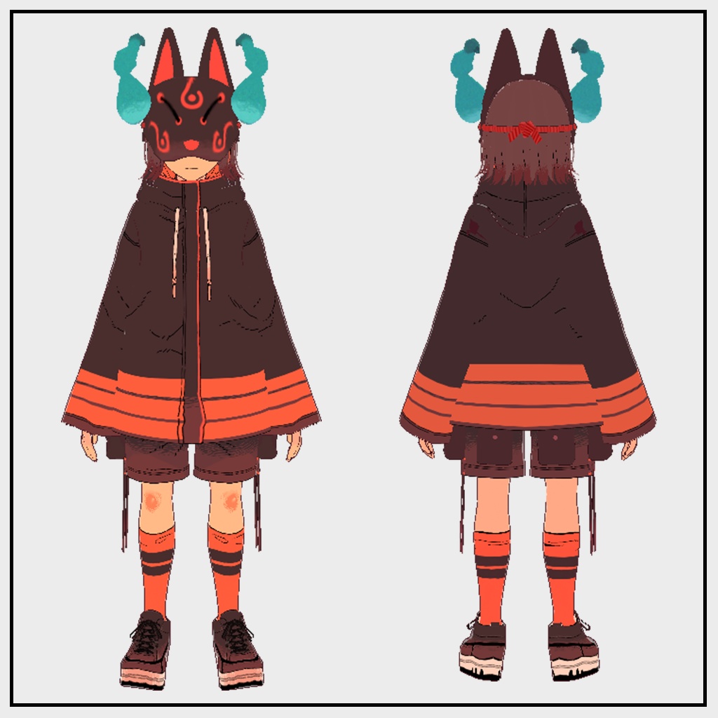 オリジナル3Dモデル「那尾 Nabi」