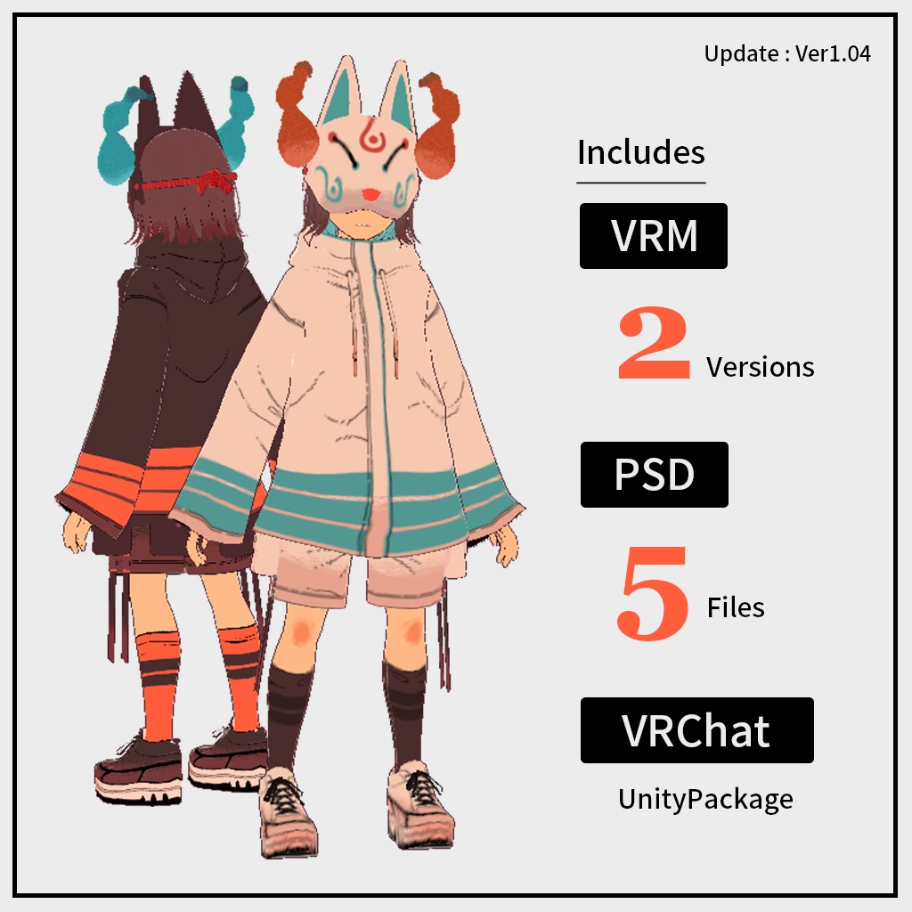 オリジナル3Dモデル「那尾 Nabi」