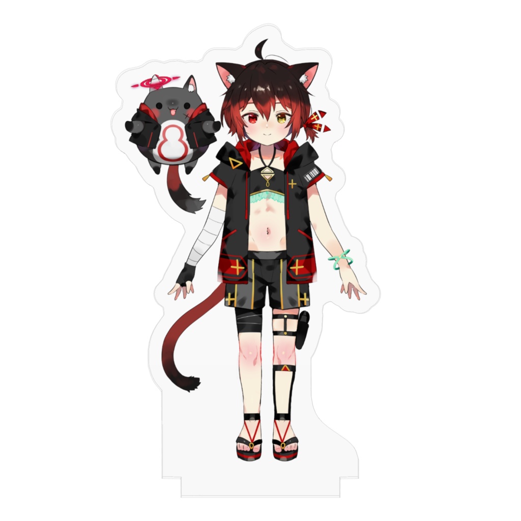 七転び八起き黒猫《水着衣装Ver.》+ジル・ファフニール