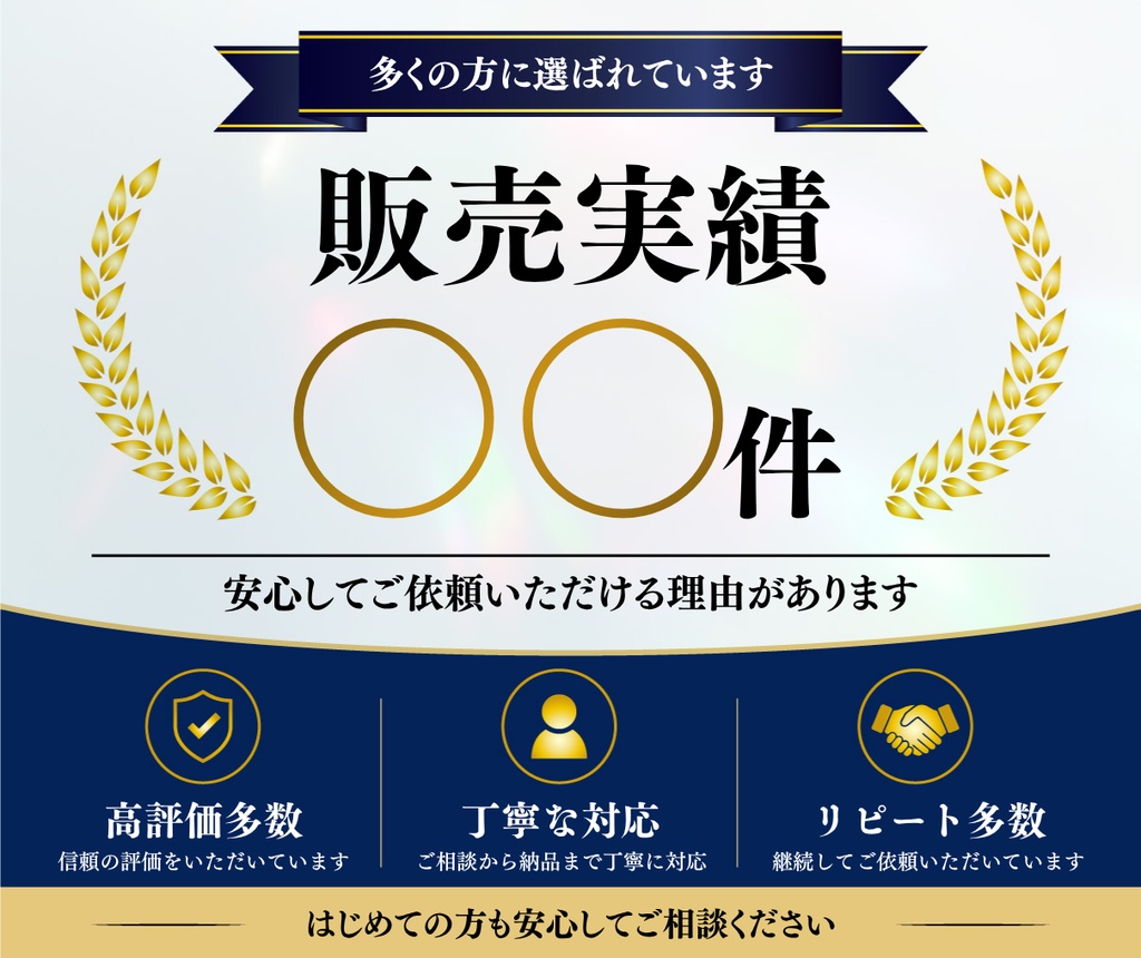 【ココナラ出品者向け】スマホでも簡単!プロ級出品画像テンプレート_Canva｜実績アピール画像テンプレート