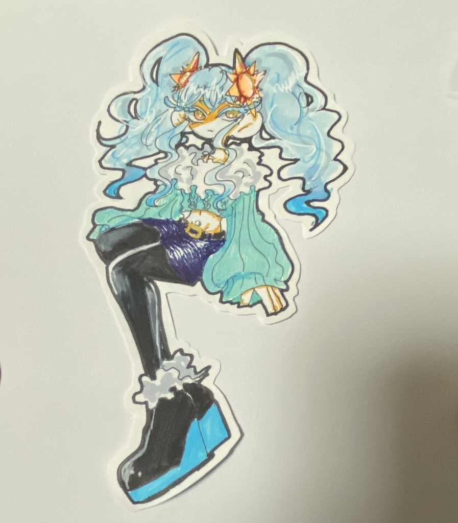 【空子】アナログステッカ〜