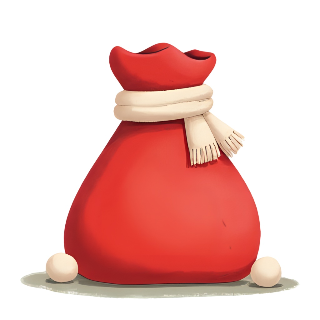 【うさぎシリーズ】クリスマス 水彩 手書き風 うさぎ クリップアート10点セット│PNG