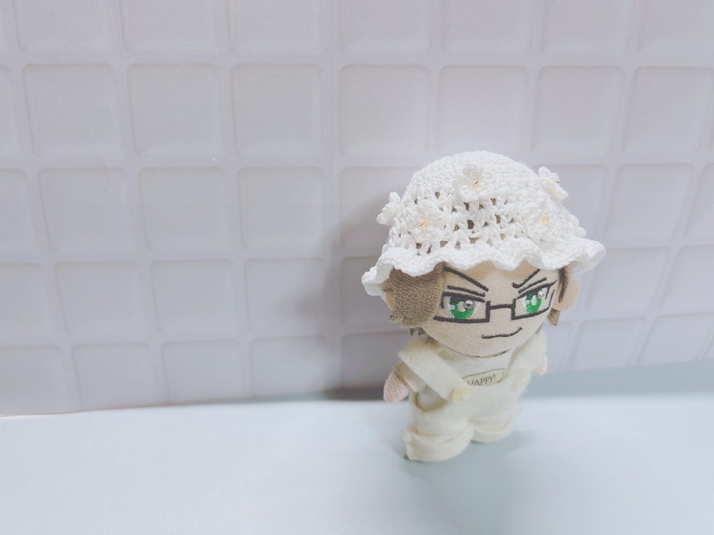 レース糸の帽子🌷