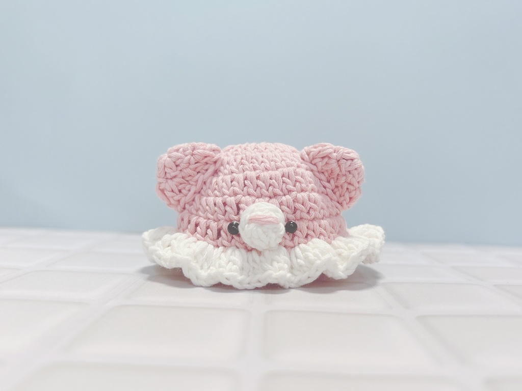 くま帽子🧸🌻夏毛糸🌻