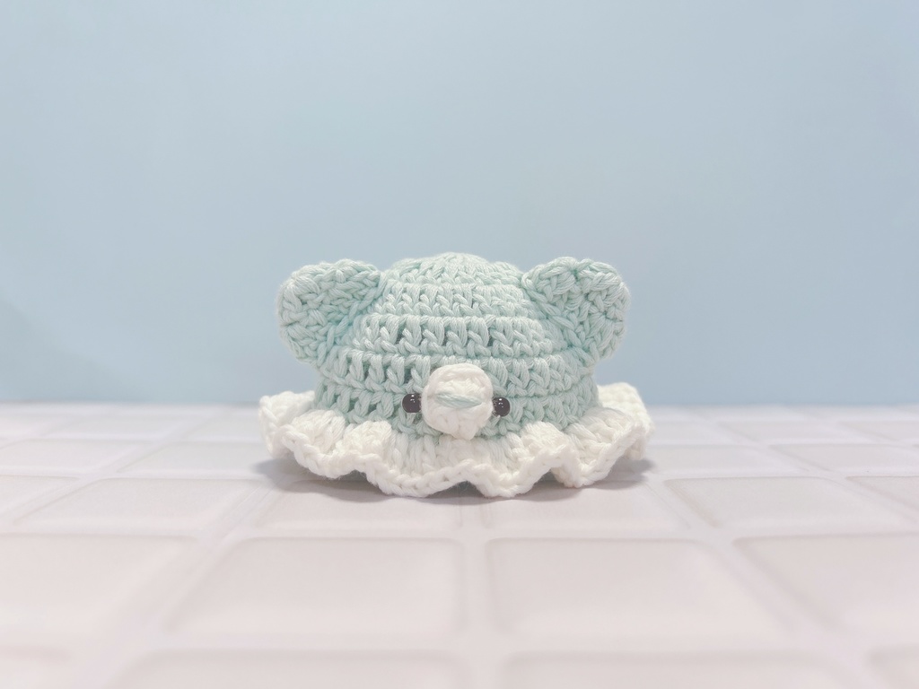 くま帽子🧸🌻夏毛糸🌻