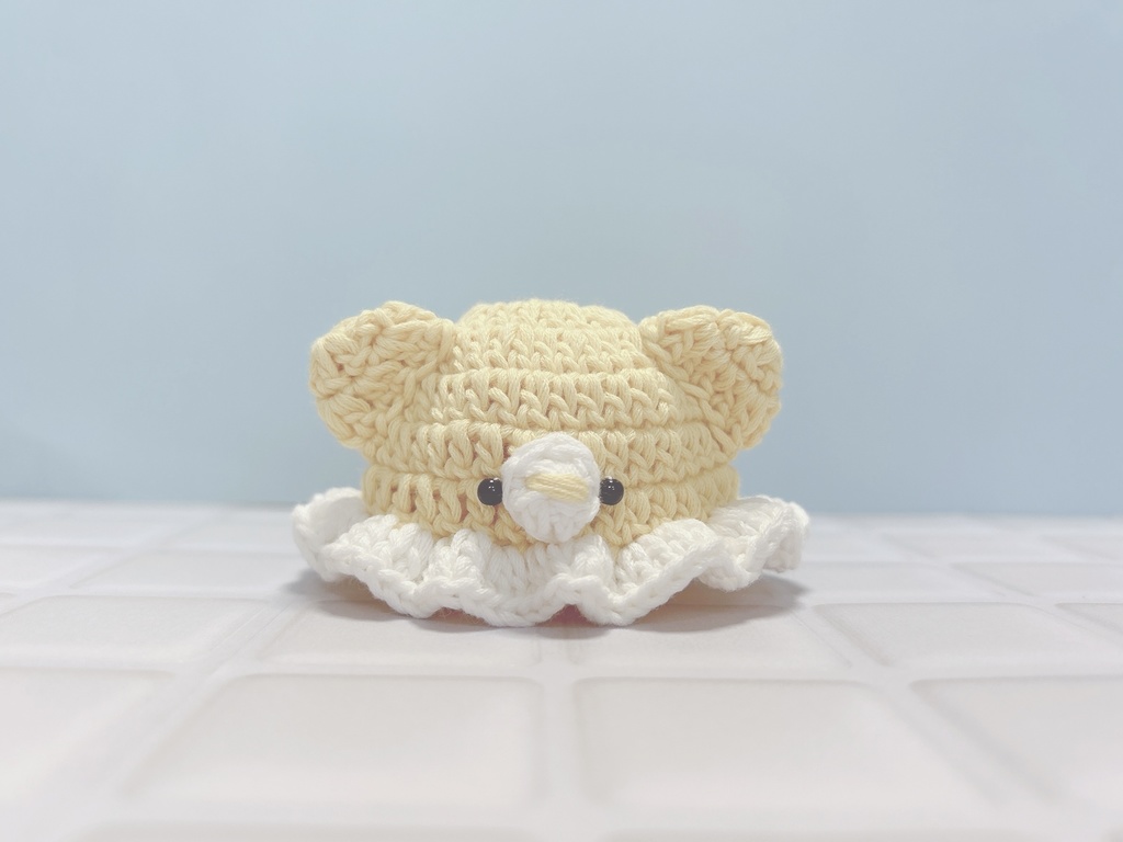 くま帽子🧸🌻夏毛糸🌻