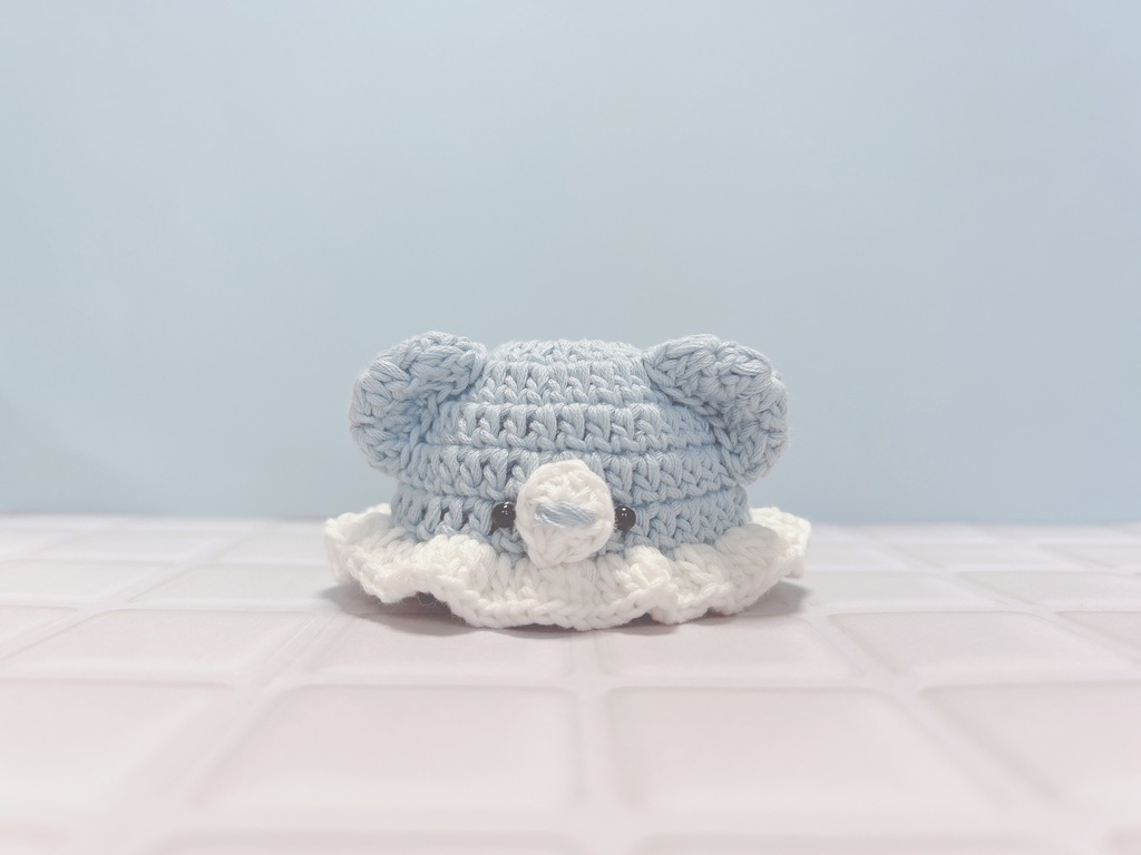 くま帽子🧸🌻夏毛糸🌻