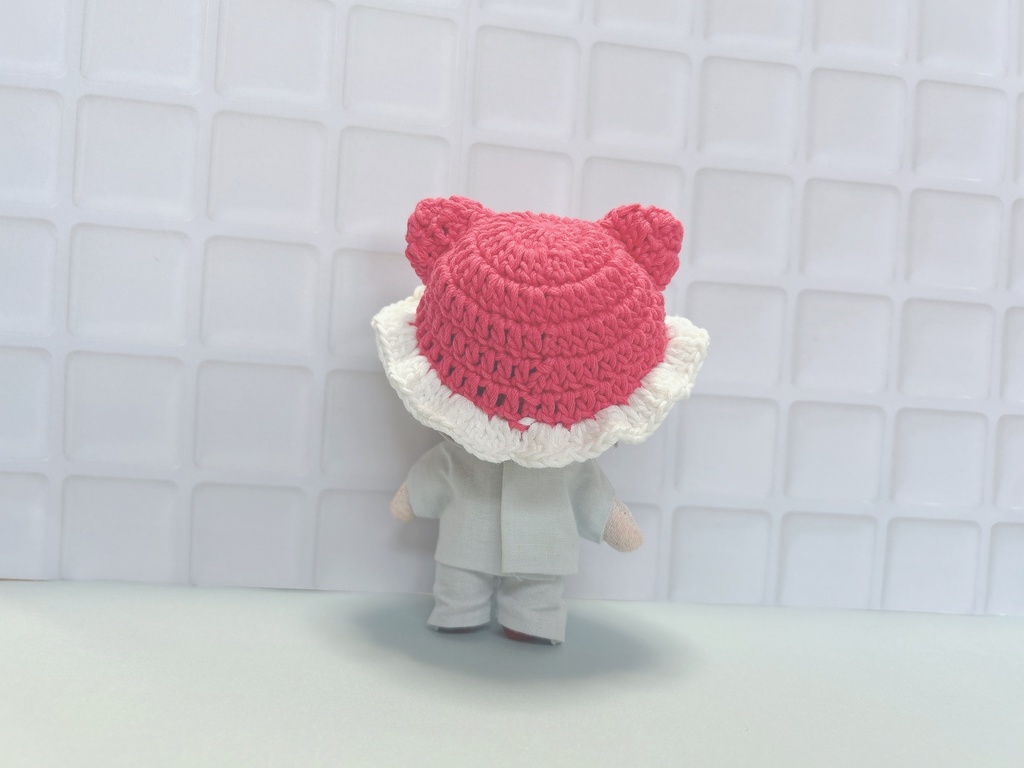 くま帽子🧸🌻夏毛糸🌻