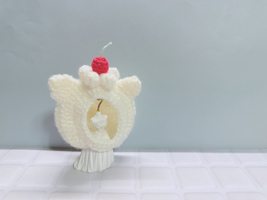 ケーキとくまな被り物🍰🐻