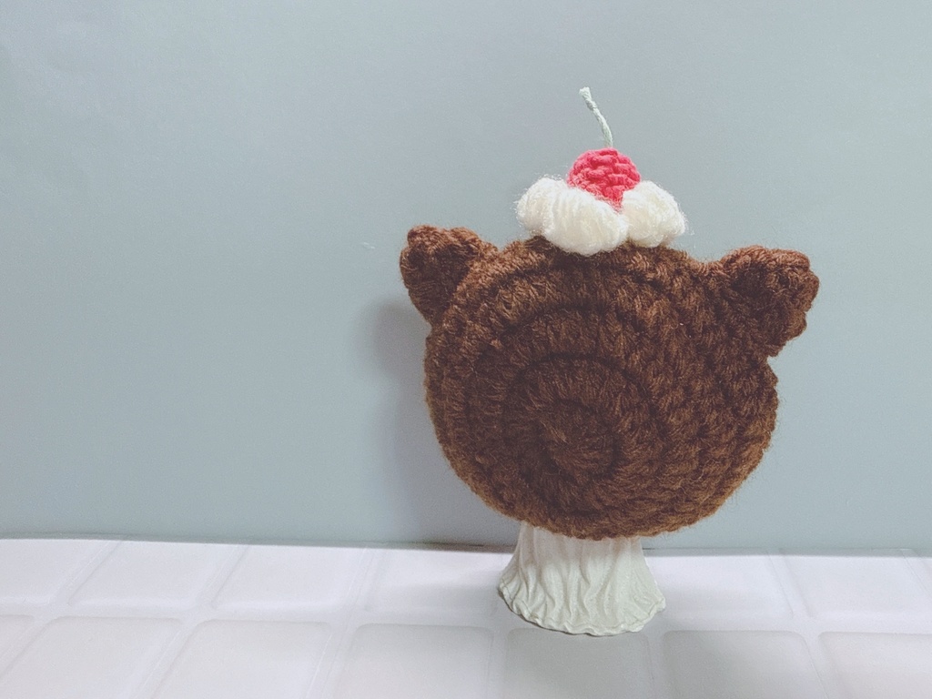 ケーキとくまな被り物🍰🐻