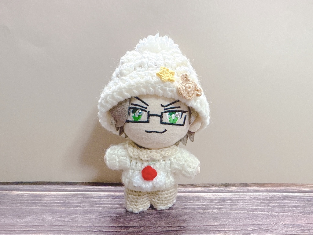 【12月新作】アップリケ付きニット帽🐻⭐️