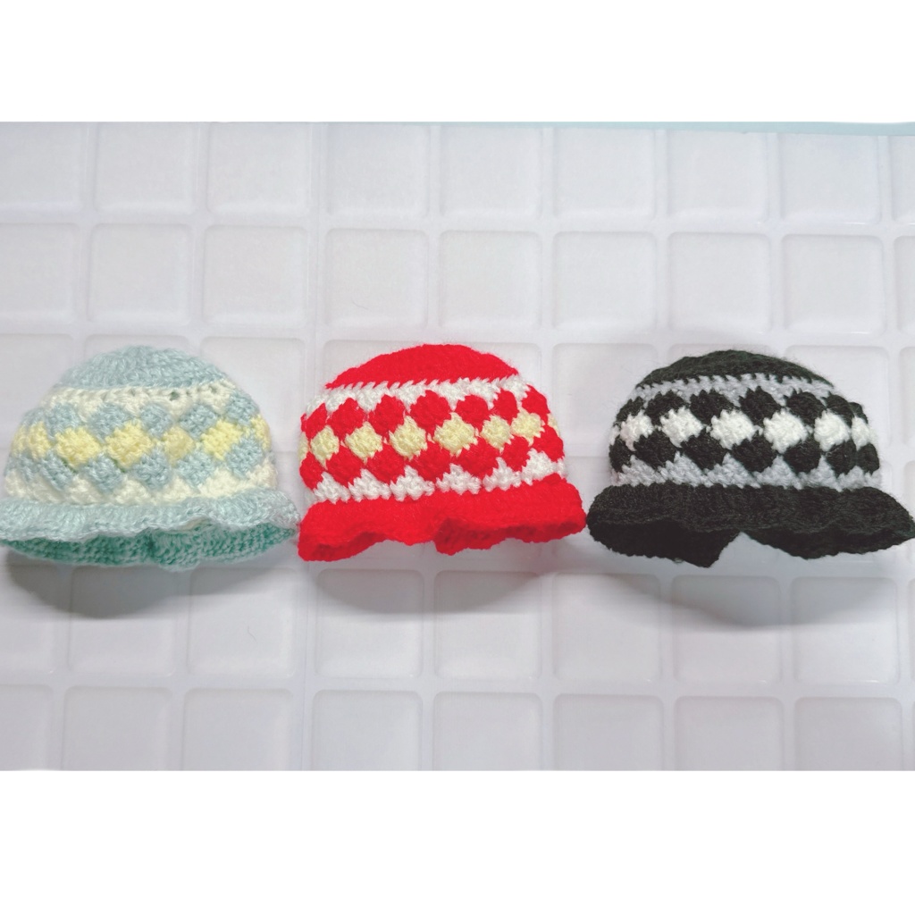 花柄アフガン帽子🌷