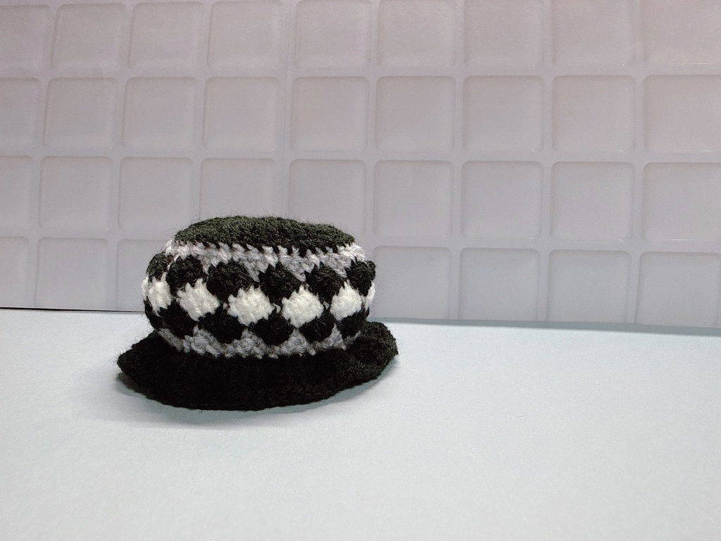 花柄アフガン帽子🌷