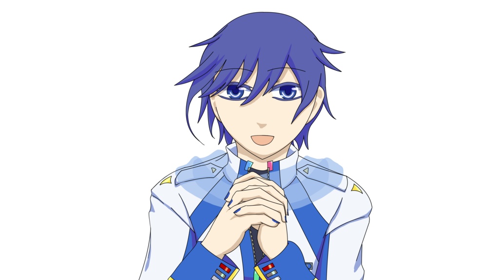 【イラスト素材】KAITOお願いセット【配布】