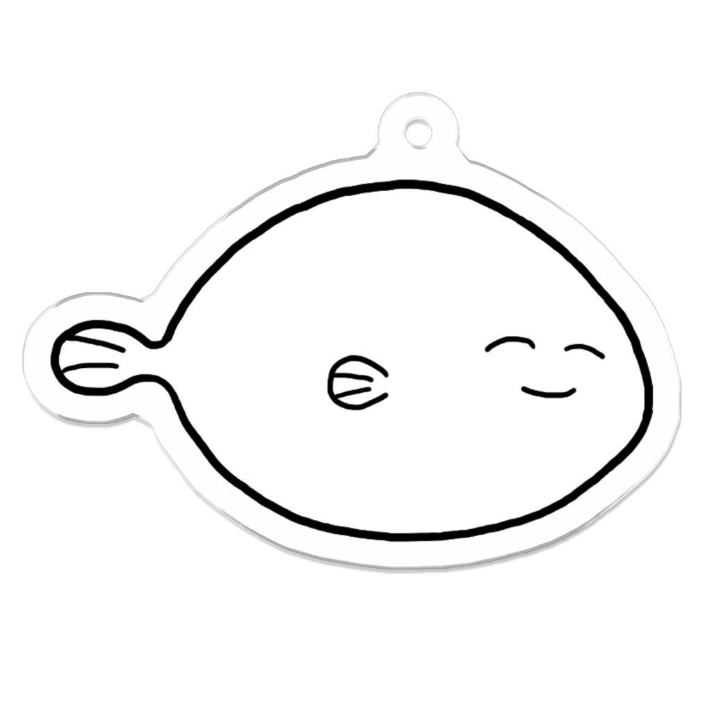 ふぐリルキーホルダー 
