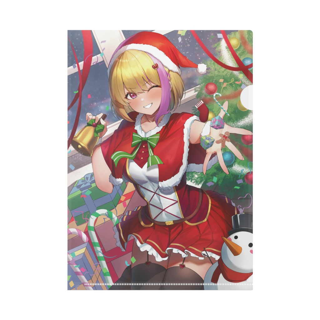 2023年クリスマスクリアファイル