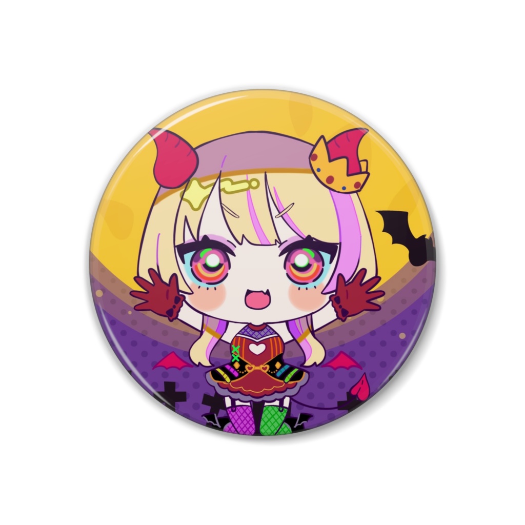 2025 ハロウィンぴゅこる缶バッジ