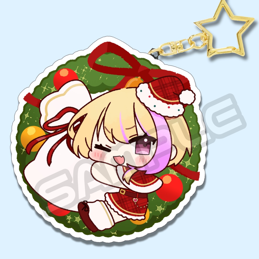 2025 ぴゅこるクリスマスアクキー