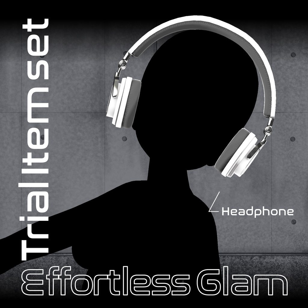 【 for VRChat 】Headphone+Necklace 【 EffortlessGram Trial set 】